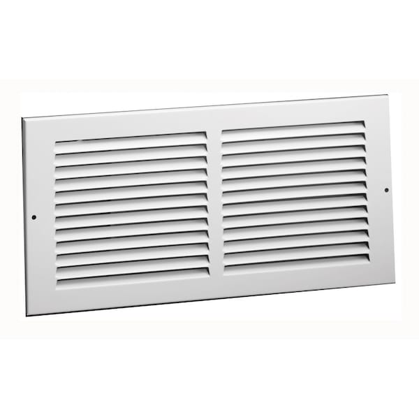 True Aire Tru Aire 8 in. H X 10 in. W 1-Way Powder Coat White Steel Return Air Grille C17010X08 - main
